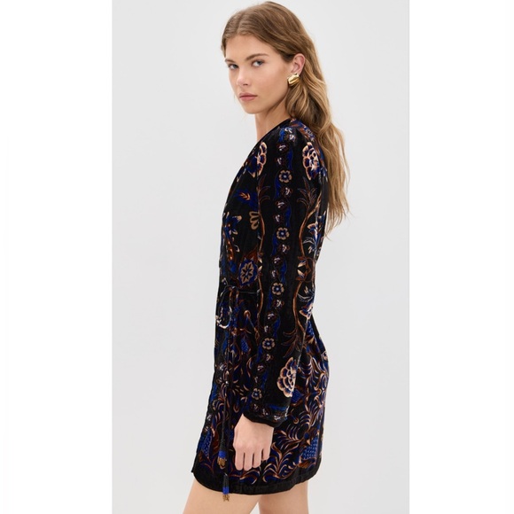 Farm Rio Arabesque Wrap Mini Dress - Picture 5 of 10